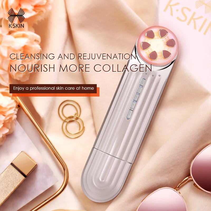 KSKIN 新型プロフェッショナル電動フェイシャルピーリングソニック洗浄超音波スキンスクラバー
