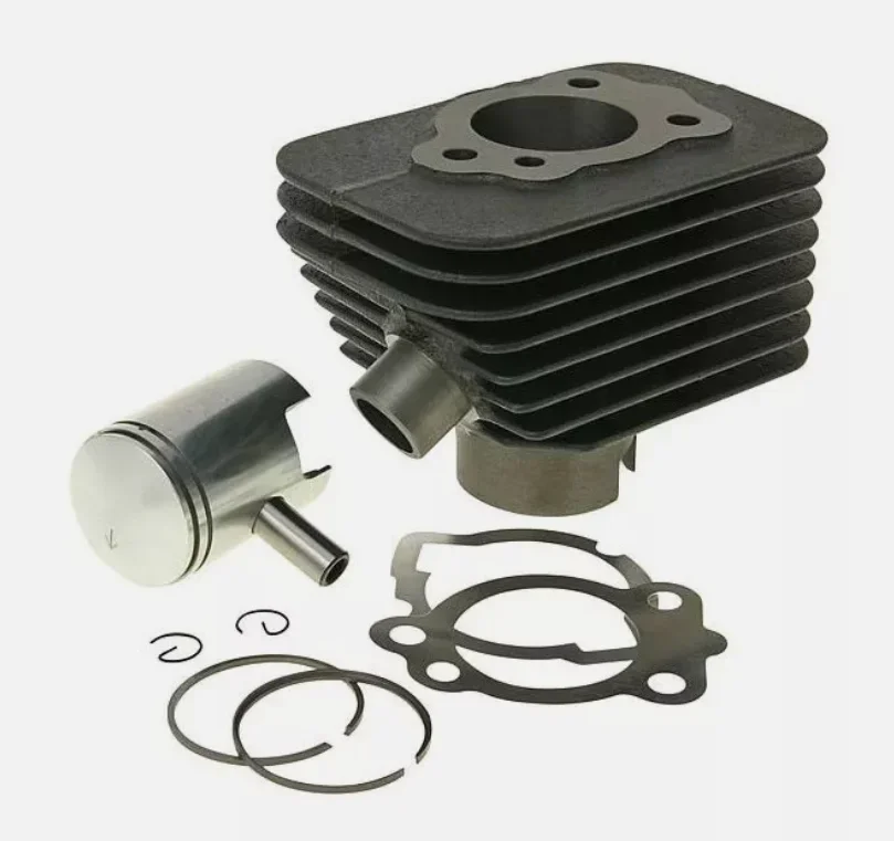 Pasuje do Piaggio Ciao Boss 50 Boxer Grillo Si Bravo zarao 50cc 2-suwowy wysokiej jakości zestaw cylindrów motocyklowych 43 mm 65 cm3 z dużym otworem