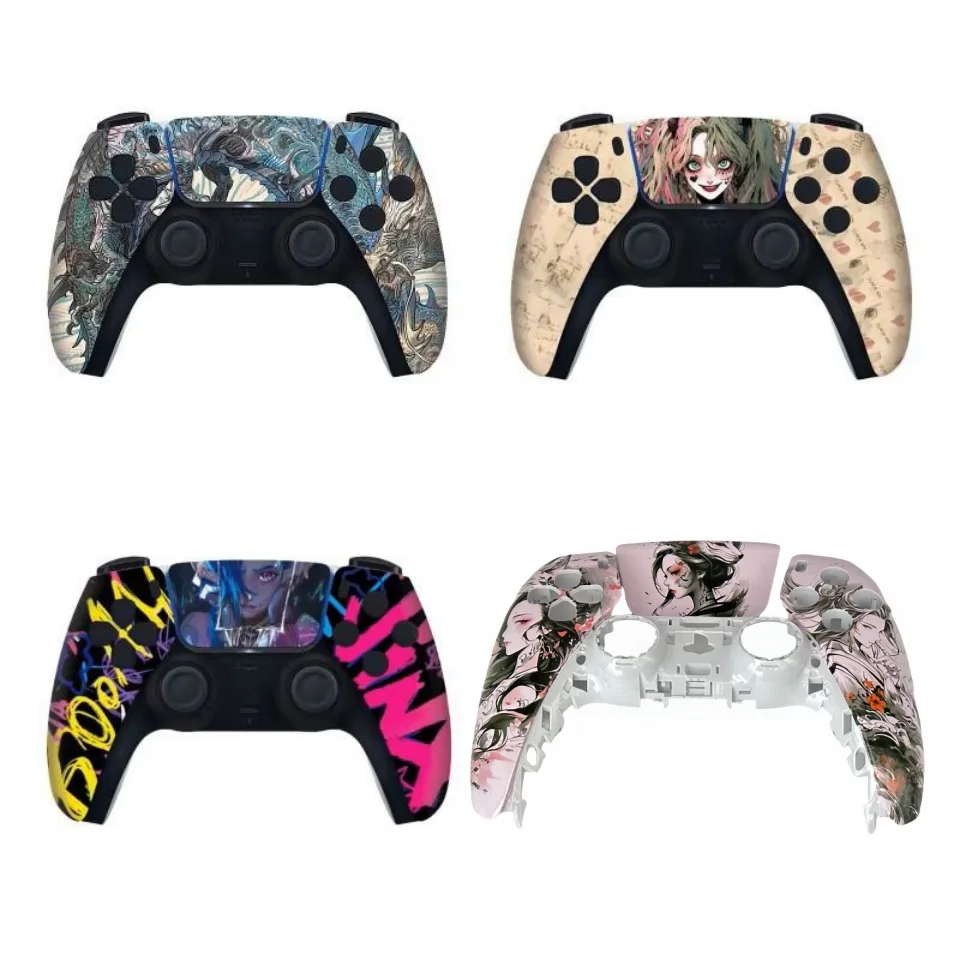 

New Design Faceplate Replacement Shell For PS5 Controller Use on P5 Controller BDM-010BDM-020 BDM-030 BDM-040 Modification Shell