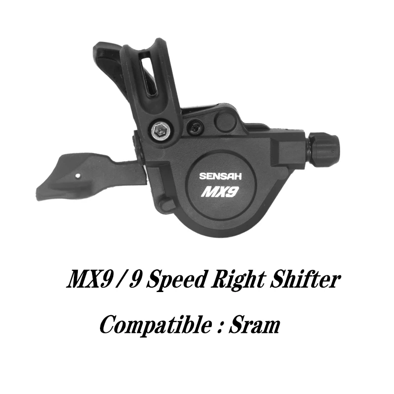 SENSAH MX9 1X9 9 Speed Derailleurs Trigger Groupset 9s 9v Shifter Lever 9 Speed Rear Derailleur Switches Compatible SRAM