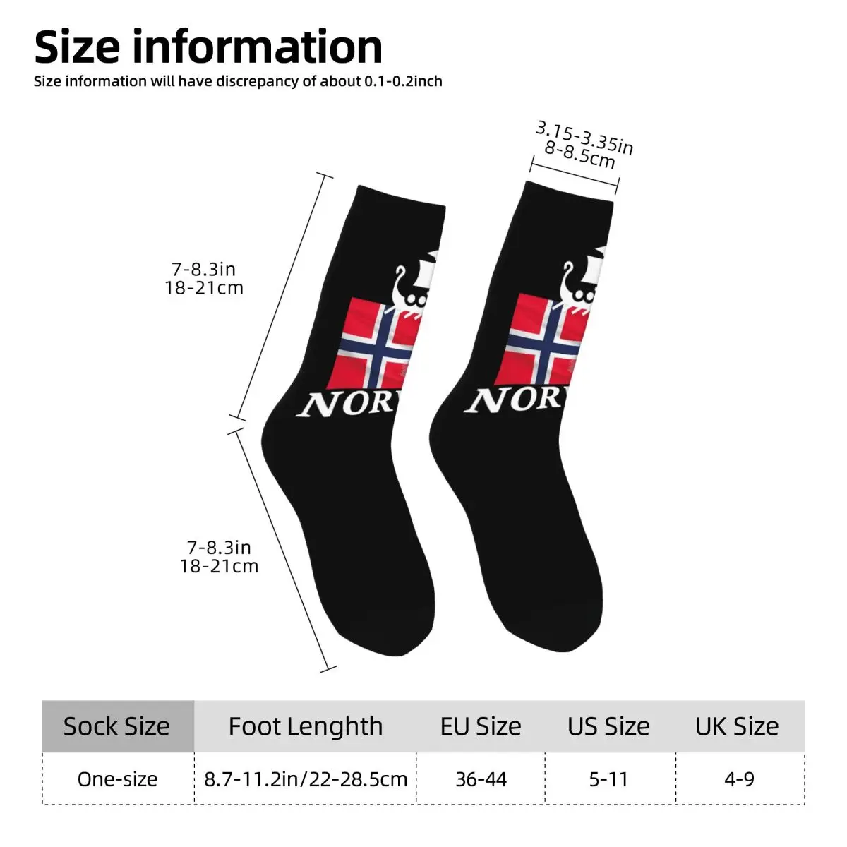Noruega escandinávia europa férias meias de viagem harajuku meias super macias durante toda a temporada meias longas acessórios presente aniversário