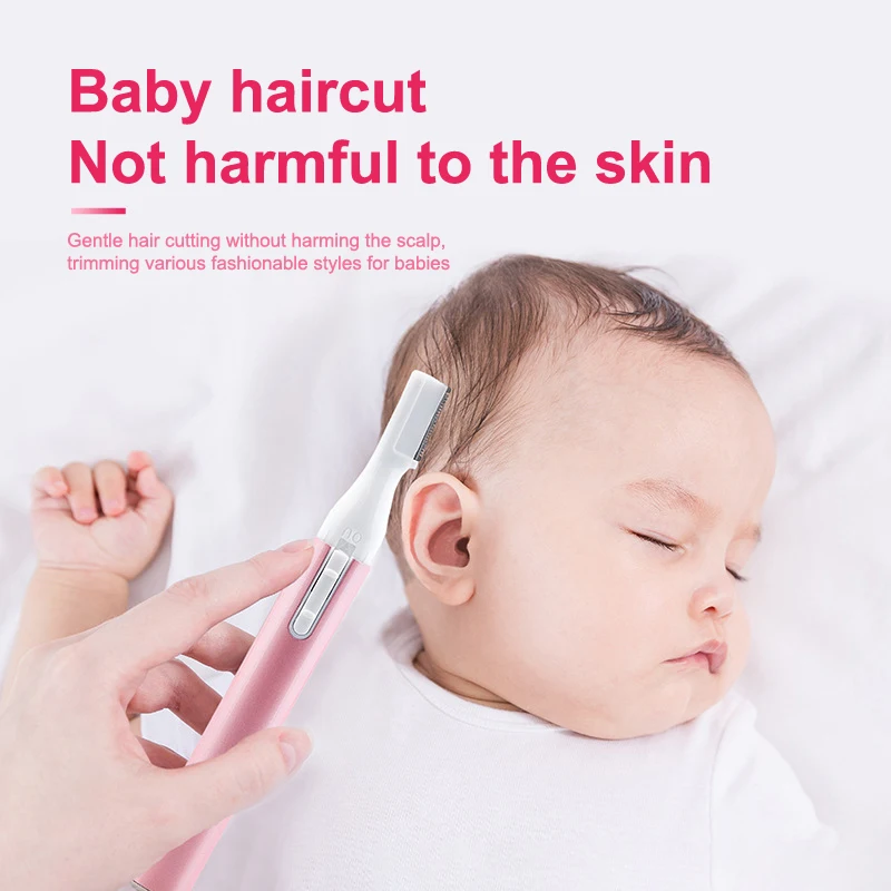 Rasoio sopracciglia elettrico Mini rasoio Rimozione peli Rasoio viso Rimozione peli viso e collo Sfocatura Labbra Corpo Braccia e gambe