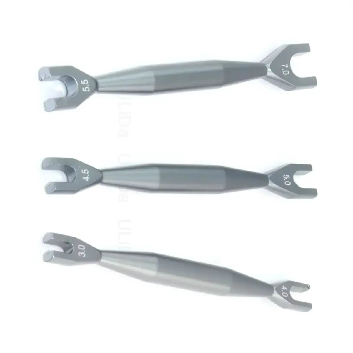 

1PC Repair Tool Parts Open End Wrench Double-head Small Hardened 7045 Metal Spanner 3.0/4.0/4.5/5.0/5.5/7.0 for RC Model Car DIY