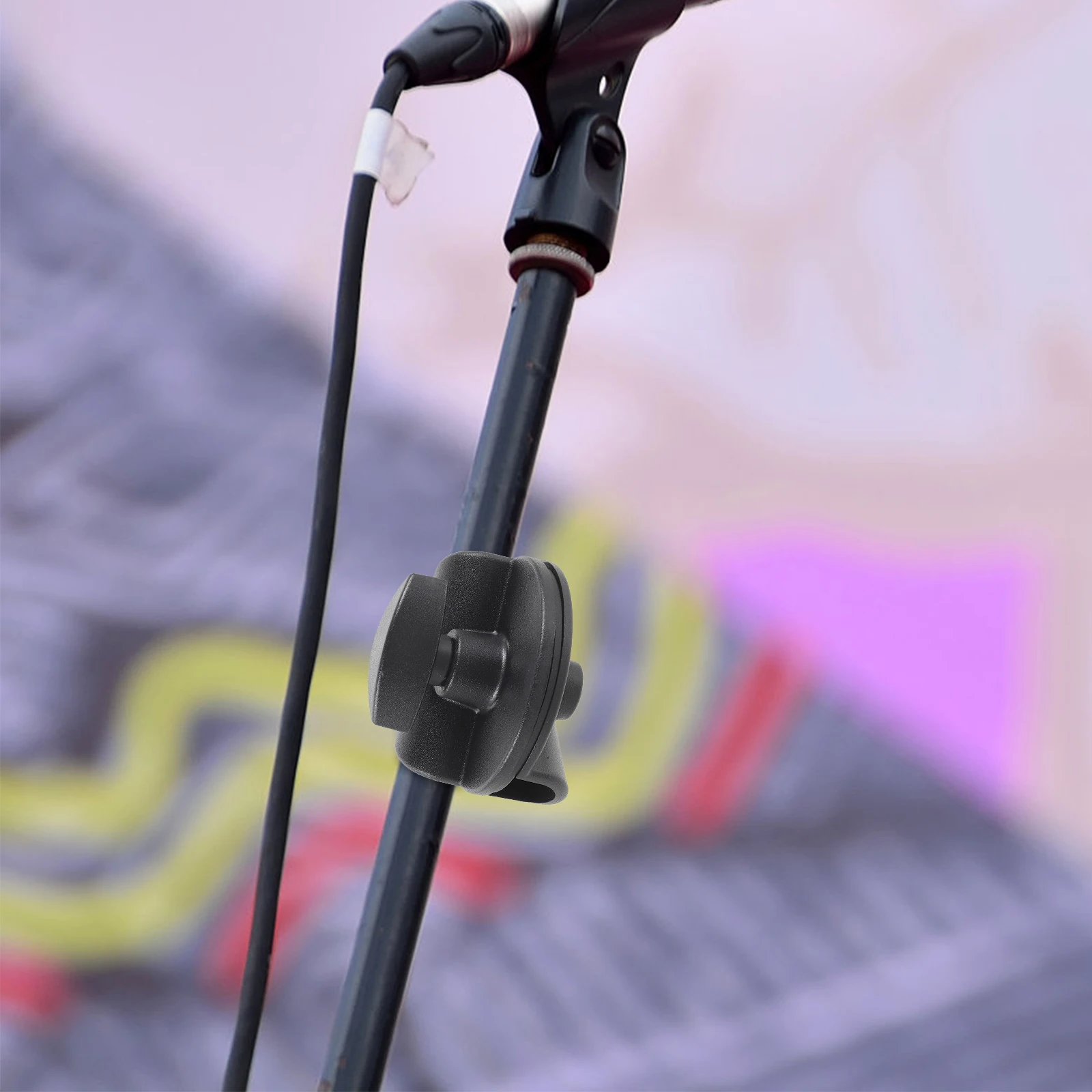 

2pcs Microphone Arm Clamps Mic Holder Clips Adjustable 360° Rotation For Studio Band Practice Boom Mic Stand Accessories