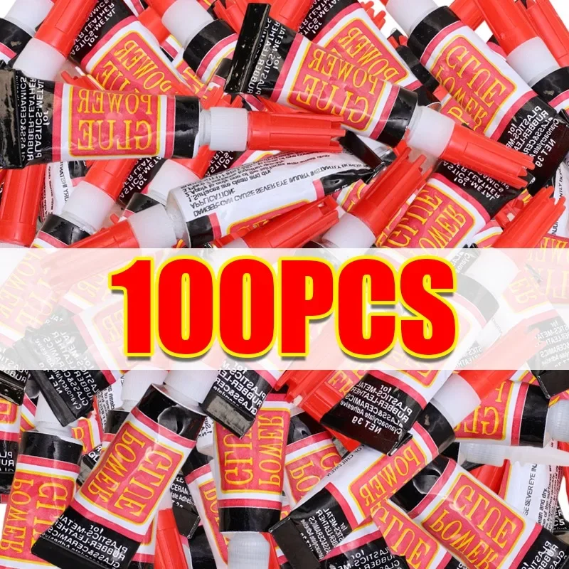 10/100pcs Liquid Super Glue Stationery Shop Nail 502 Instant Adhesive Super Liquid Universal Shoe Repair Cyanoacrylate Glue