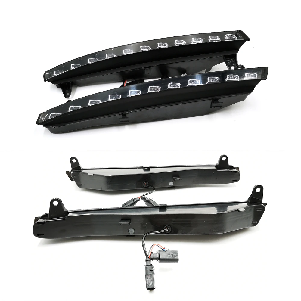CSCSNL  for Audi Q7 2006 2007 2008 2009 12V LED DRL Daytime Running Lights Daylight Fog light with yellow turn Signal