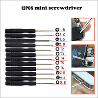 12pcs/set Mini Multi-Function Precision Screwdriver Set Smartphone Tablet Repairing Disassembly Tools Set
