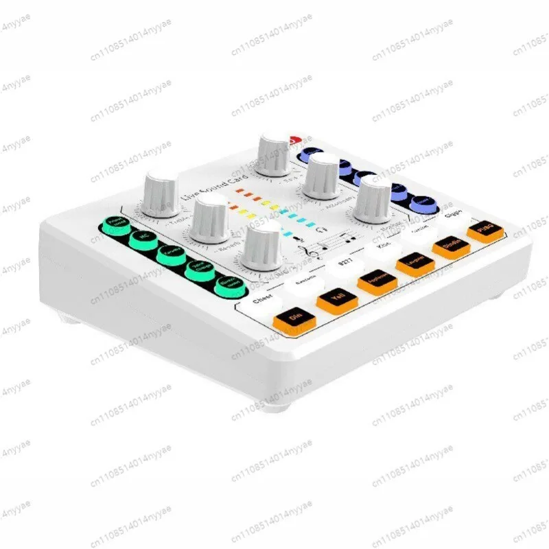 

Профессиональная звуковая карта M8 для стриминга, Plug & Play для подкастеров и музыкантов - работает с телефоном и компьютером