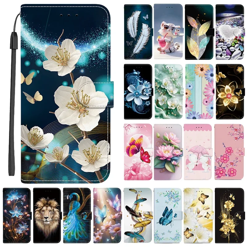 

50 Flip Wallet Leather Case For Motorola MOTO Edge 50 Fusion Edge50 Neo Pro Ultra 5G Cover Cases Magnetic Stand Cute 3D Pattern