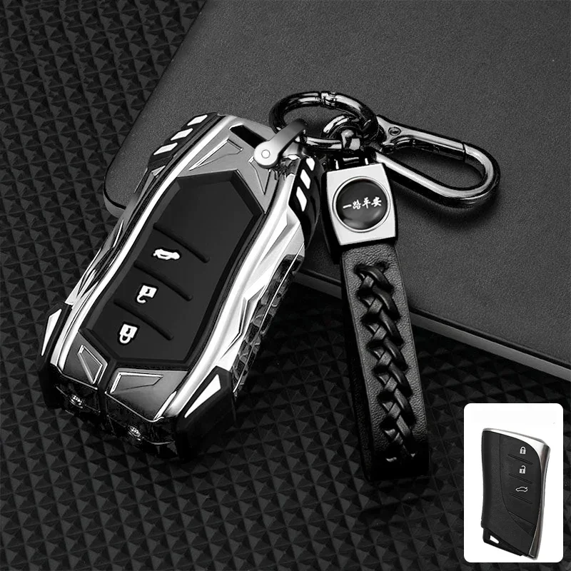 

Zinc Alloy Car Key Case Shell Cover For Lexus NX ES UX US RC LX GX IS RX 200 250h 350h LS 450h 260h 300h UX200 Car Accessories