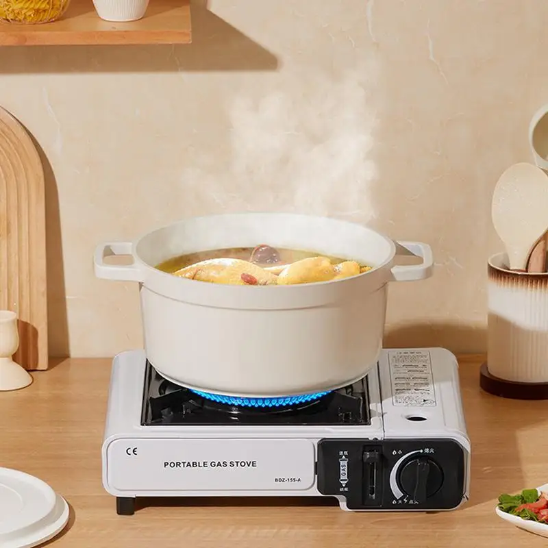 

Портативная походная плита-гриль для приготовления пищи на открытом воздухе, одна горелка, небольшой термостойкий обогреватель для походов, патио