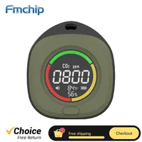 FMAI K5E CO2 and CO Carbon Monoxide Detector 2 in 1 Air Quality Monitor 1000mAh Battery Type-C Charging for Indoor and Travel