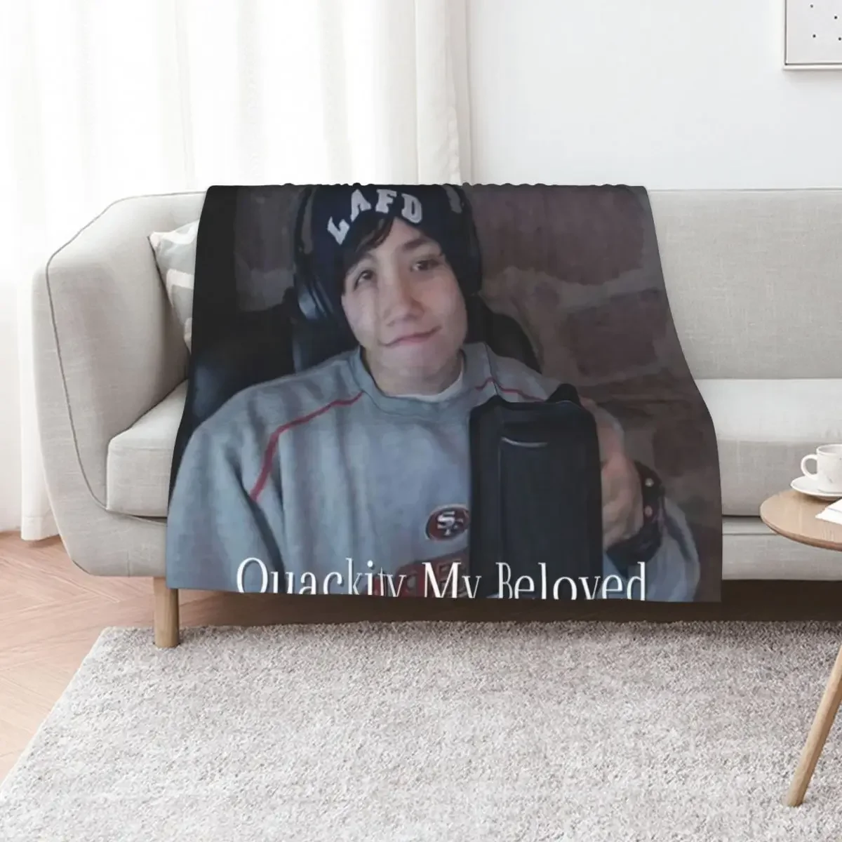 

Quackity my beloved Throw Blanket for babies Thin Beautifuls Sofas Blankets