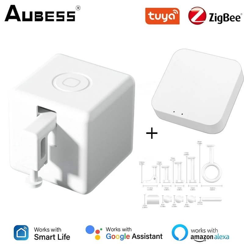 

Кнопка управления умным домом Tuya Zigbee, выключатель с таймером и дистанционным управлением через приложение Alexa Google Home