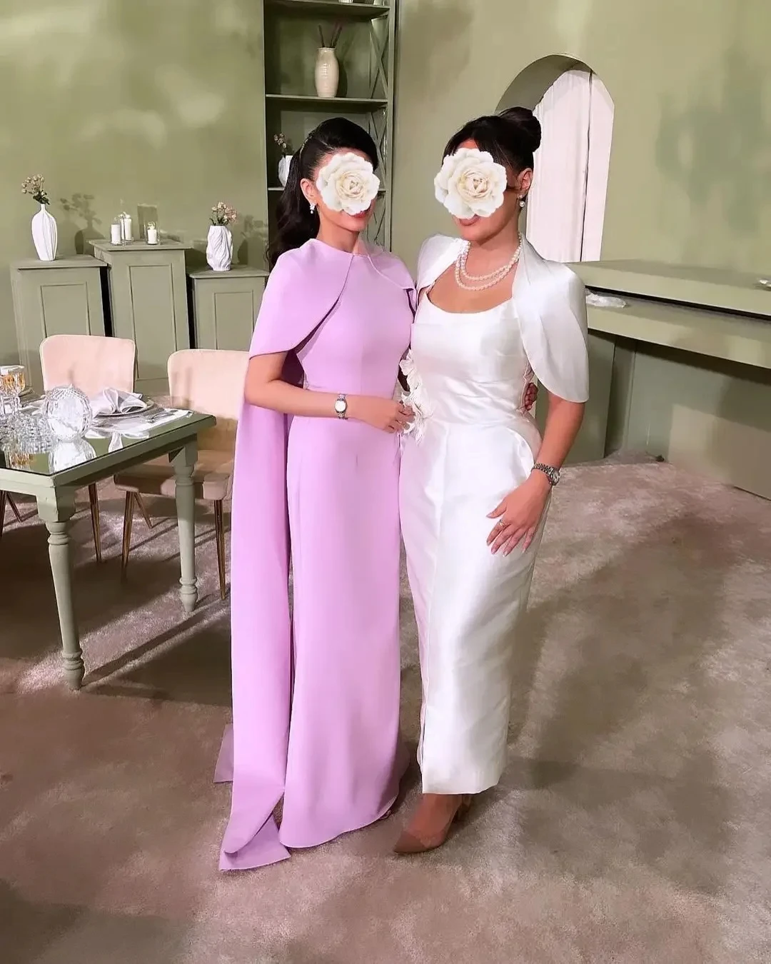 Abendkleid Damen Lange Partykleider Frau für Hochzeiten Maßgeschneiderte Abschlussballparty Cocktailabend Elegante Kleider Robe Soiree 2025