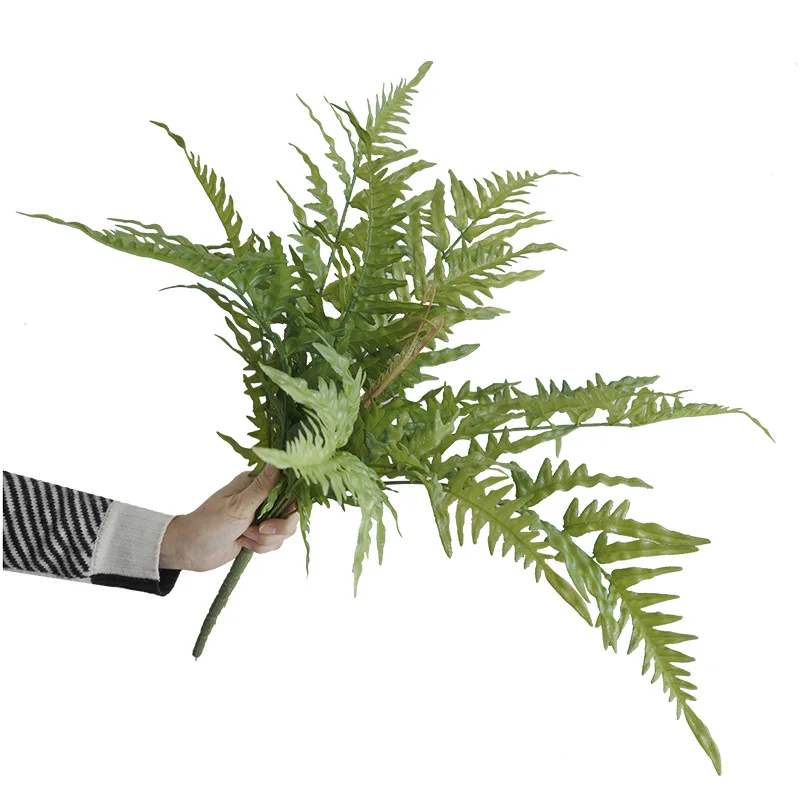 1 PCS Artificial Plastic Fern Green Plant Branch Leaves Home Garden Decoration Gift F964