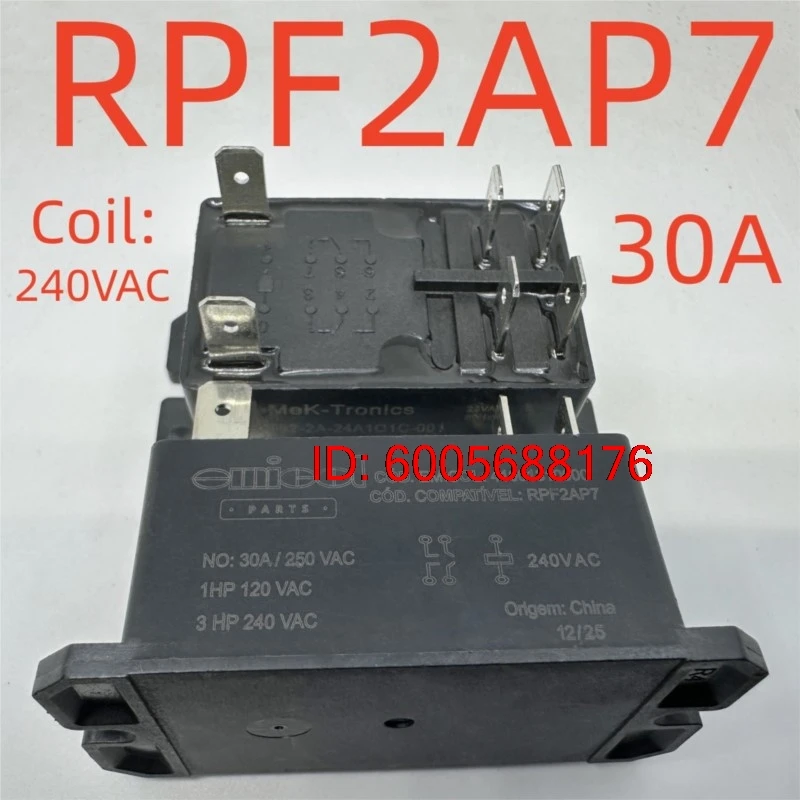 10PCS New RPF2AP7 240VAC (T922A-30A) Relay 6pins