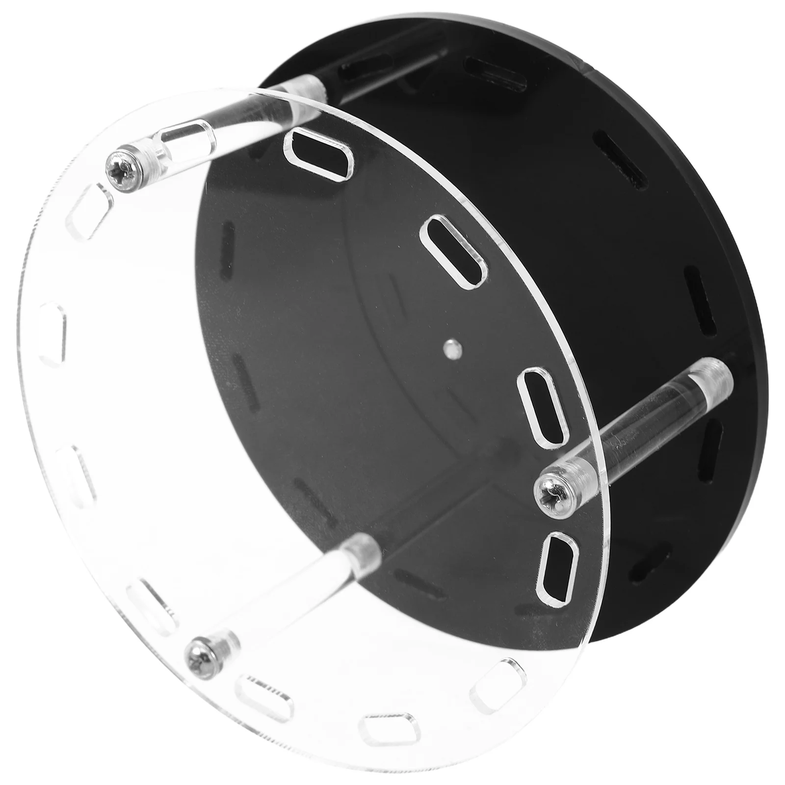 Obrotowy stojak na pęsety do rzęs z 12 otworami, odłączany organizer na narzędzia do przedłużania rzęs, stabilna podstawa dla mobilnych stylistów rzęs.