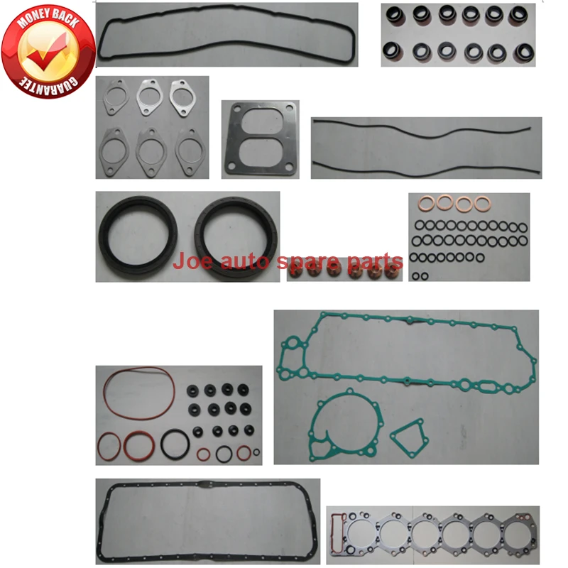 6SA1-TC 6SA1 6SA1T Engine Full gasket set kit for Isuzu BUS TRUCK 8413cc 8.4L 187810-4012 187810-4010 GR820 50201400 1878104012