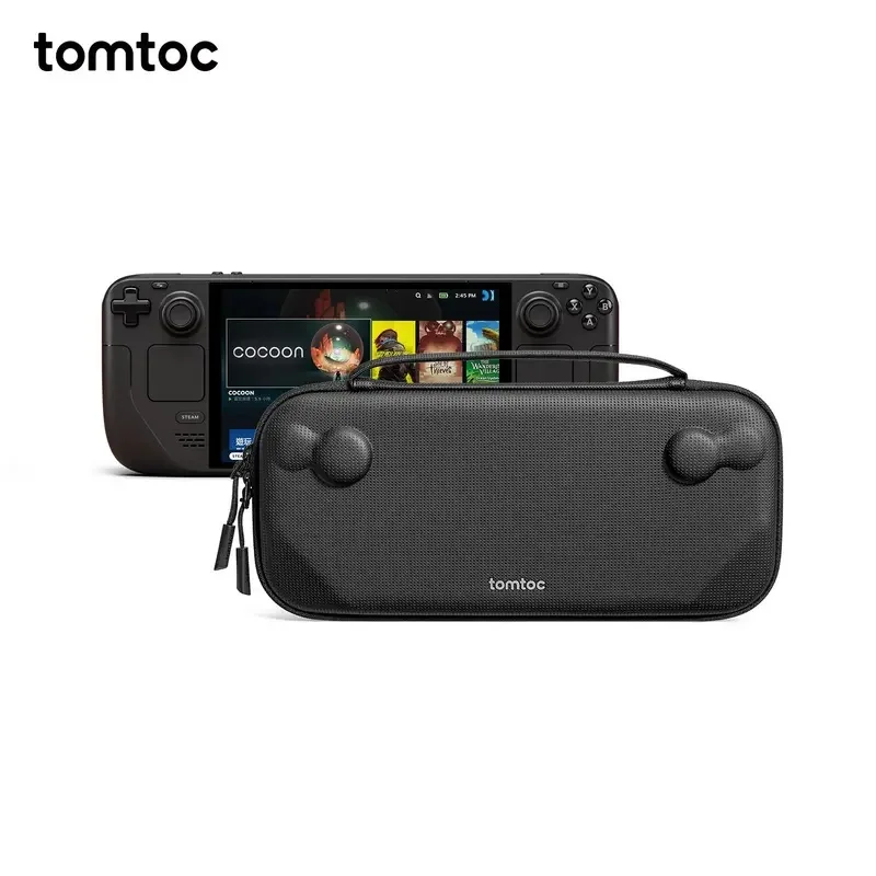 Tomtoc Storage Bag Protective Case Gaming Handheld Backpack Slim Protective Case for SteamDeck G38 GreyB BlackB PC Accessory