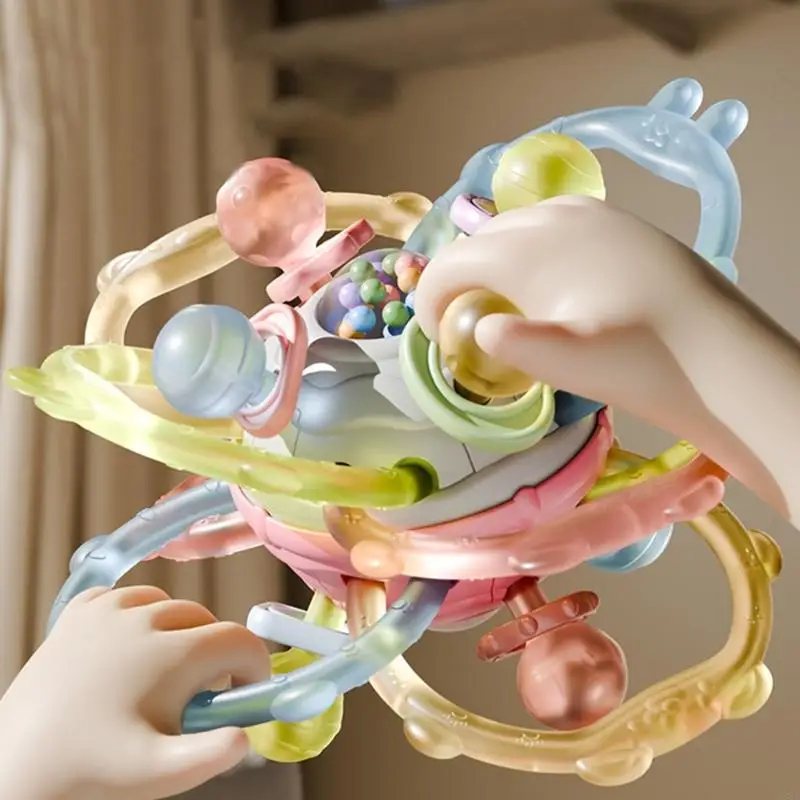 Y88d kaubares Babyspielzeug mit strukturierten Oberflächen stimuliert die sensorische Entwicklung sicher für Säuglinge aufgebaut