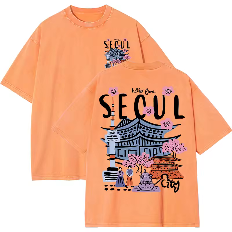 서울 티셔츠 뒷면 디자인