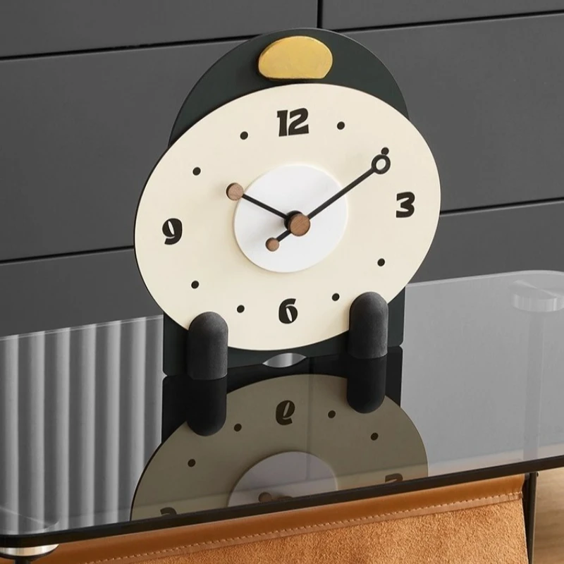 

Living room clock office desktop ornament porch TV cabinet, wine cabinet, desk clock light luxury decoration