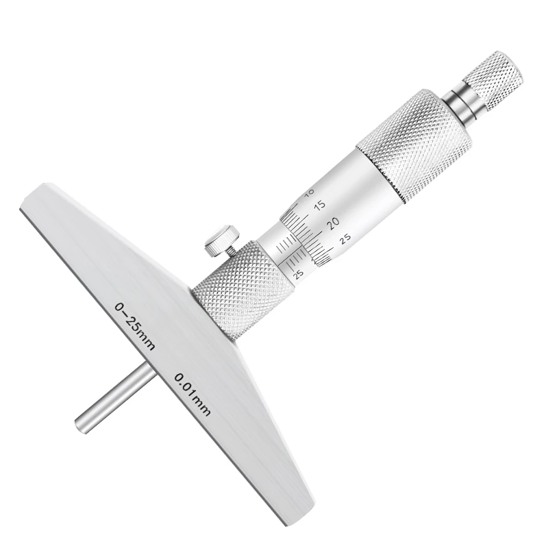 

Микрометр глубины, спиральный микрометр, высокоточный измеритель глубины небольшого отверстия, линейка глубины с круглой головкой 0-50 мм