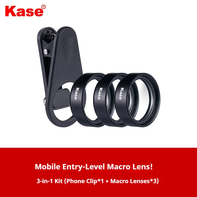 

Kase Smartphone Macro Lens: Capture detailed shots of insects and plants with a blurred background to highlight the subject