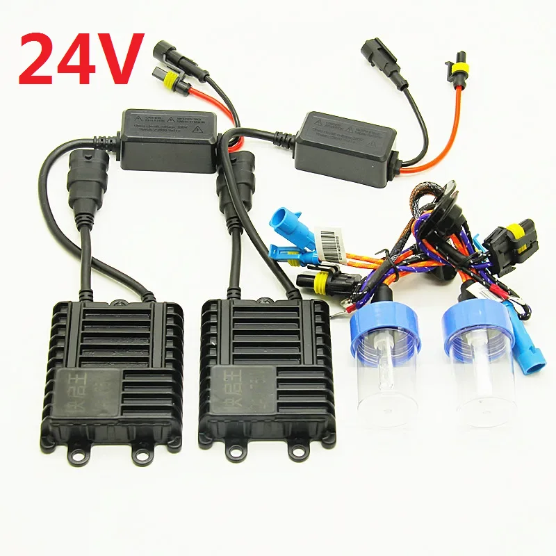 

fast bright 75w xenon 24v H3 H1 H7 6000K 8000K car 24v truck vans boat hid xenon hedlight kit