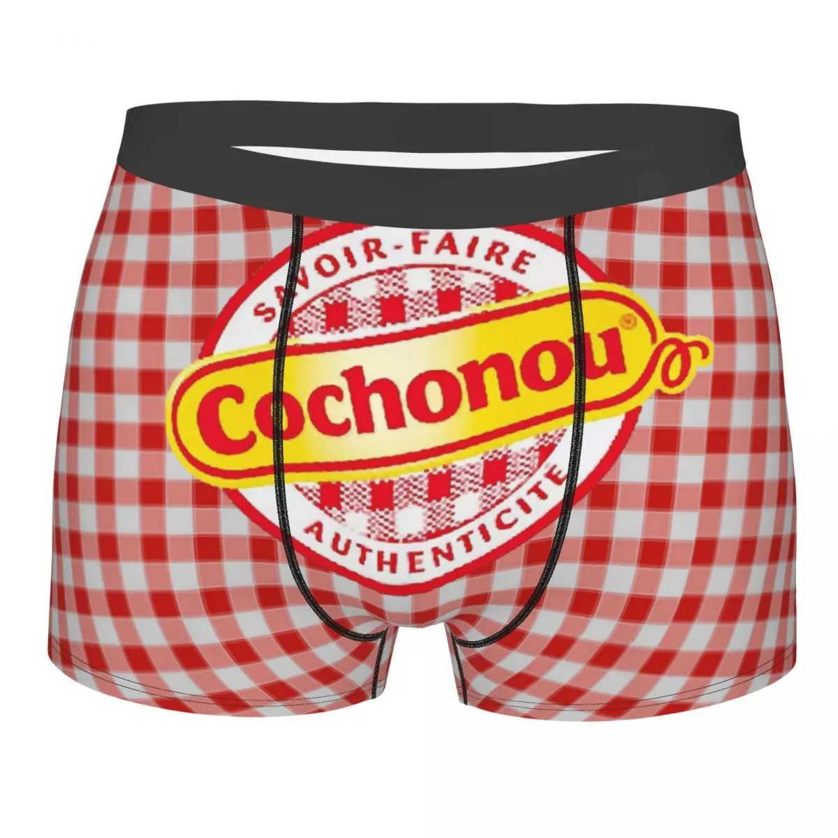Pig Cochonou-Calzoncillos Bóxer con Logo 1 para hombre, ropa interior muy transpirable, pantalones cortos estampados de alta calidad, regalos de cumpleaños