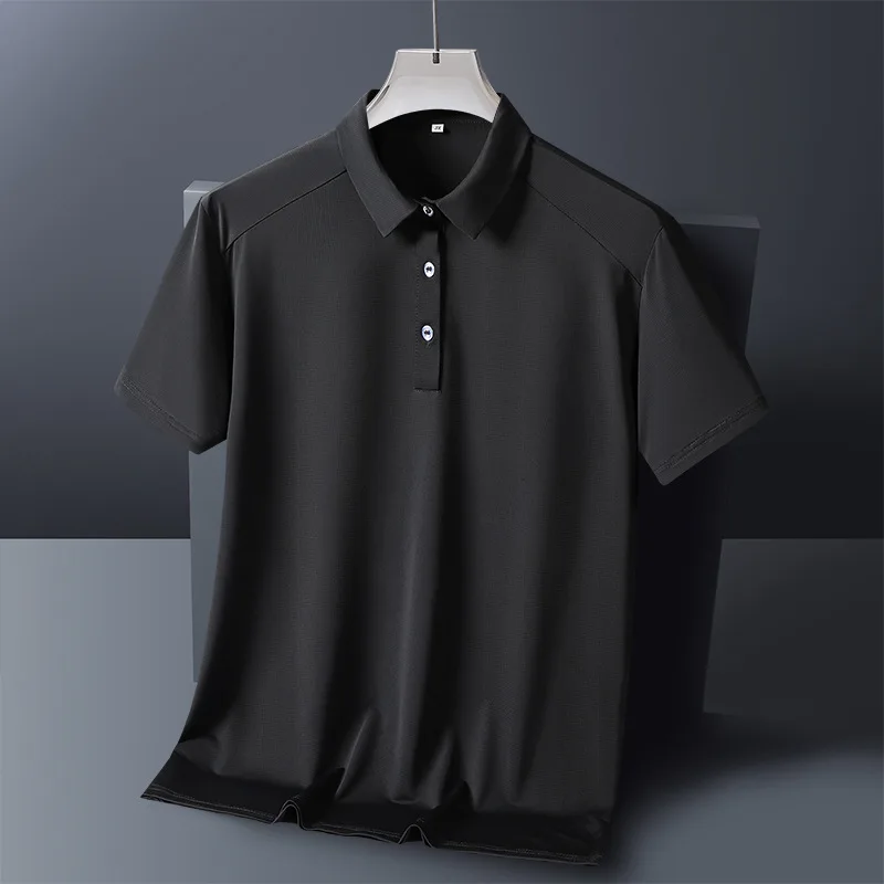 Polo T Shirt for Men Plus Size 9XL 150kg Loose Shirt Polos Collar Short Sleeve Tee Man Casual Formal Big Size Oversized Tops