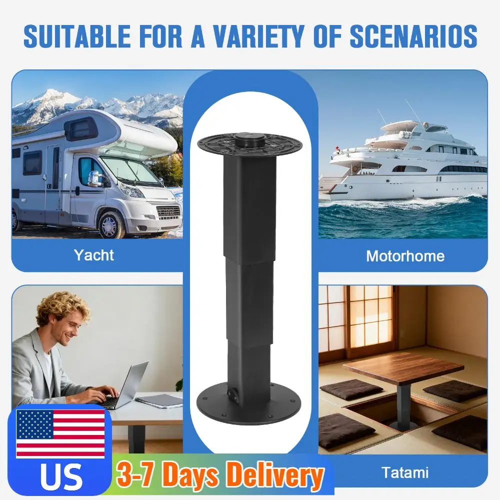 

Телескопическая подставка для стола RV, простая в установке, пневматическая, для караванов, автодомов, яхт