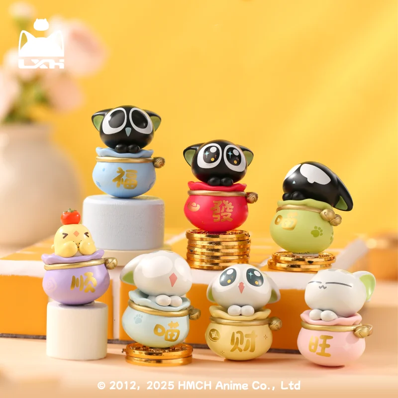 

4cm Cute Action Figure Toys The Legend Of Hei Universe Series Blind Box Cute Mini Cartoon Genuine Blind Box Kids Gift