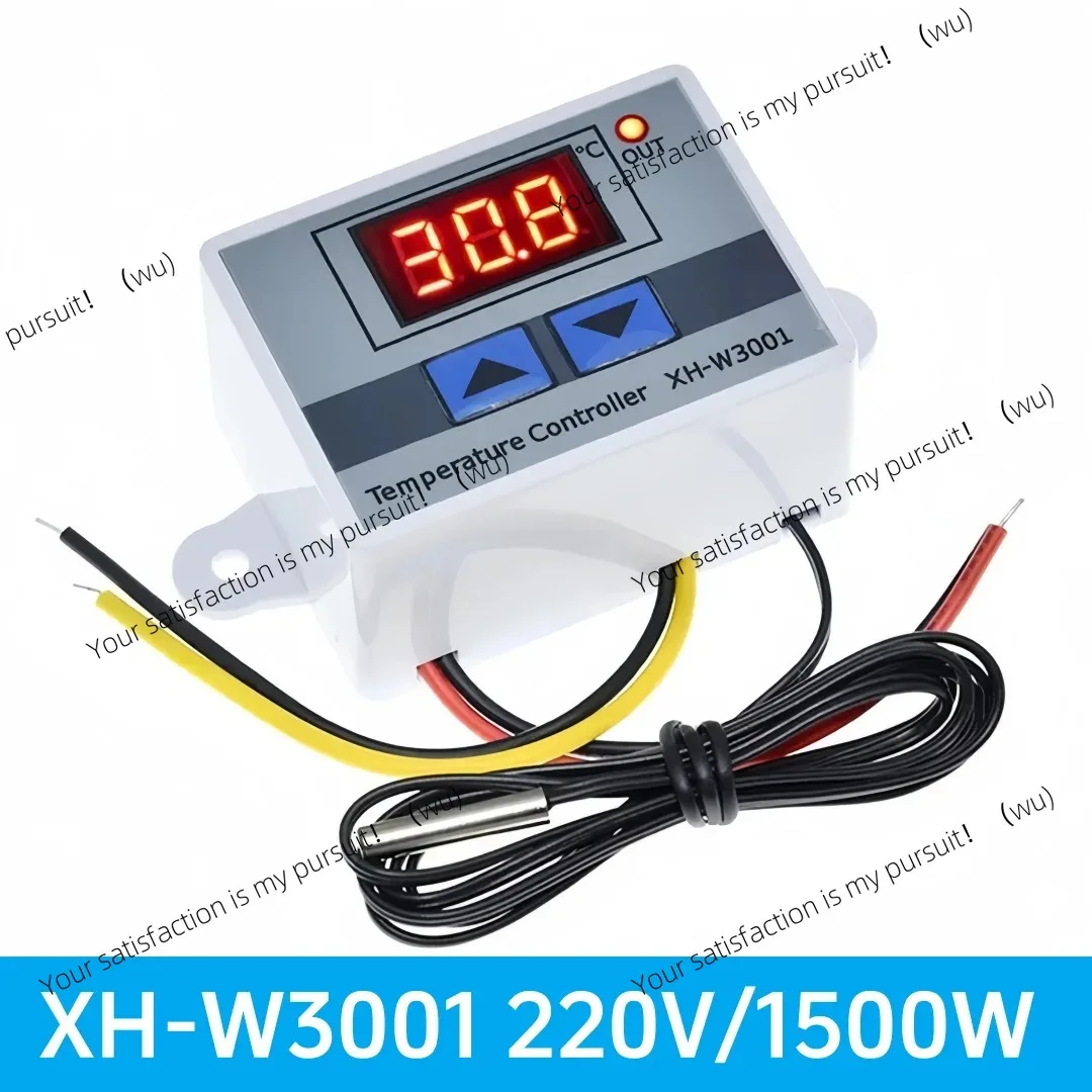 W3001 Digital Light Emitting Diode Temperature Controller Cooling Heating Switch Thermostat DC12V 24v 220v 10A