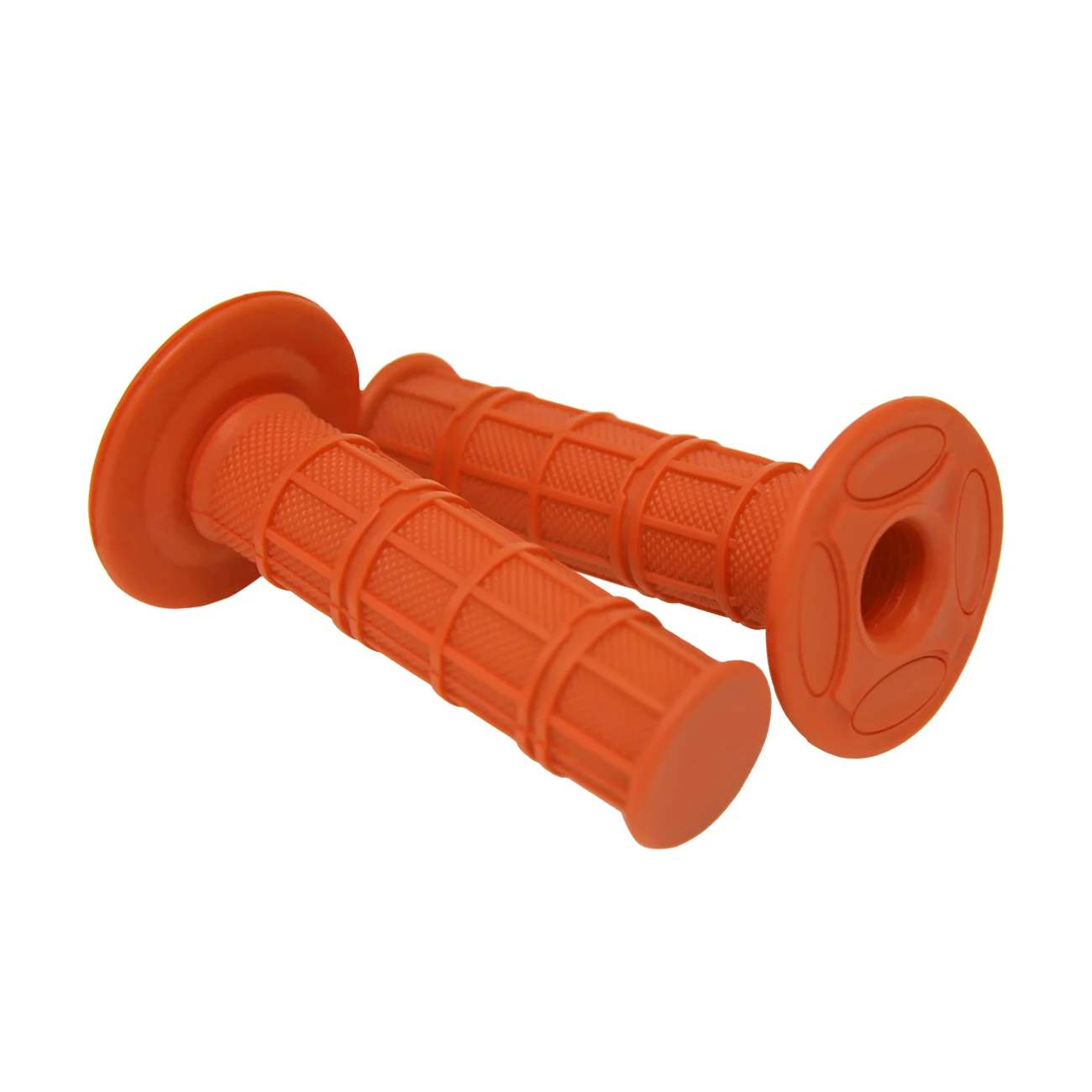 sthus Orange Rubber Twist Throttle Handle Hand Grips For  ATV YCF Pit Dirt Bike Moto Cross