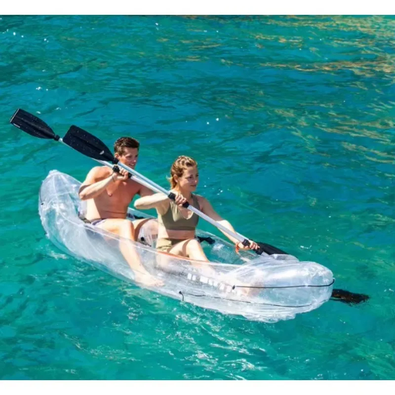 

Прозрачный летний водный каяк большого размера, прозрачный невидимый каноэ-лодочка с 1-летней гарантией, каяк