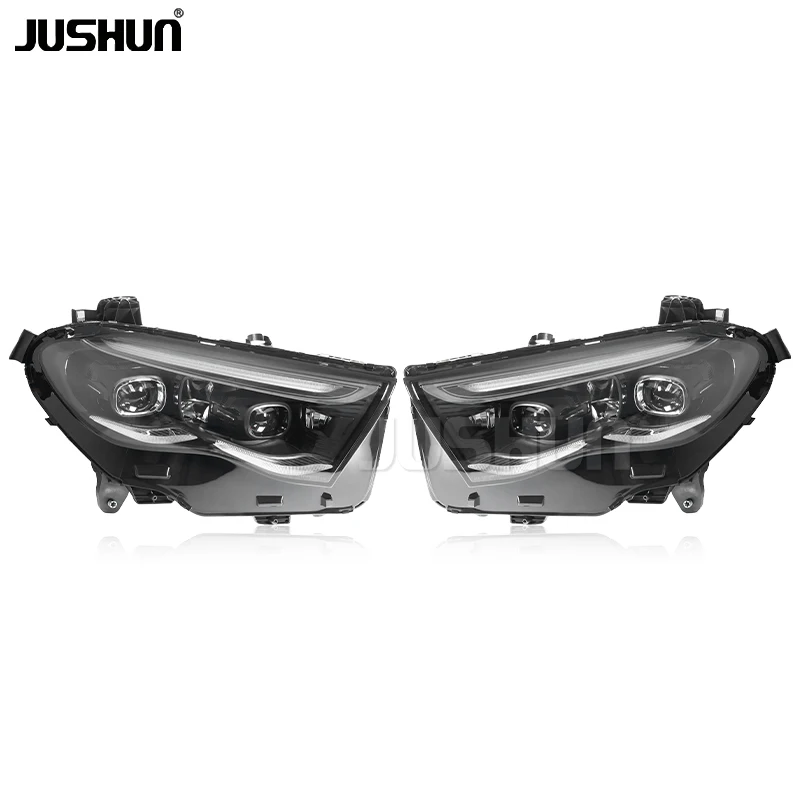 JUSHUN LED المصباح لمرسيدس بنز E-Class W214 2024-2025 الجبهة ضوء المصباح رئيس ضوء ترقية التوصيل والتشغيل #2
