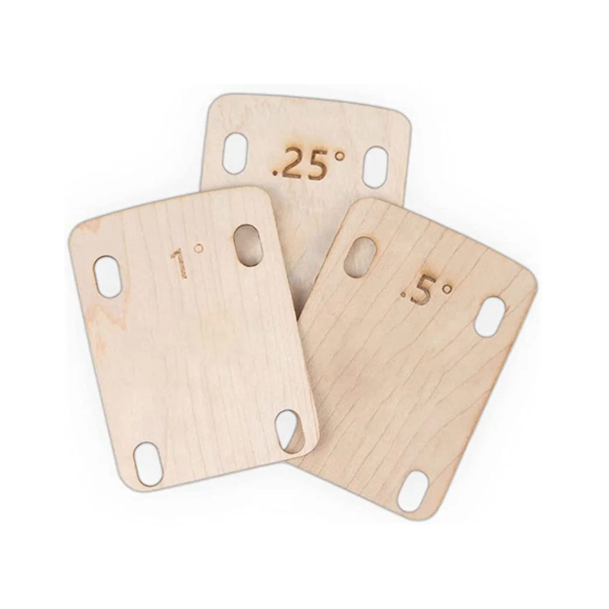 3 Piece Guitar Neck Pad, Made of Solid Maple, Protective Guitar Neck Pad for Bolt-on Neck