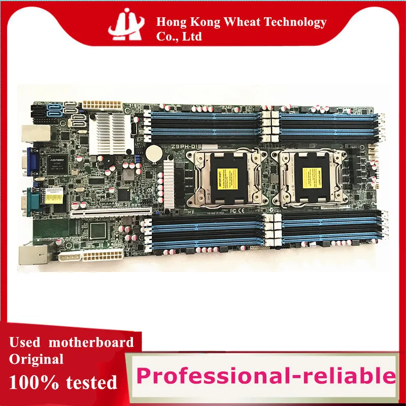 For Intel X79 Z9PH-D16 motherboard Used original LGA 2011 LGA2011 DDR3 512GB USB2.0 USB3.0 SATA3 Server Mainboard