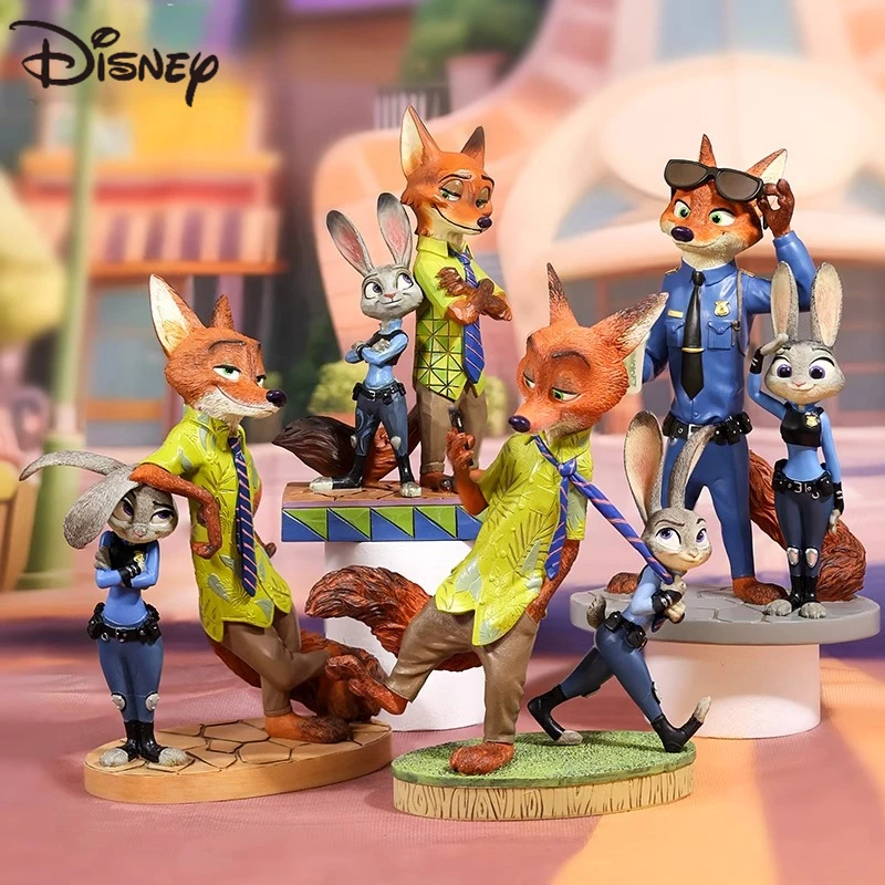 

Disney Official Zootopia Judi Nick Decorative Handwork Presents A Boy and Girl'S Birthday Gift Desktop Ornaments Model Gift