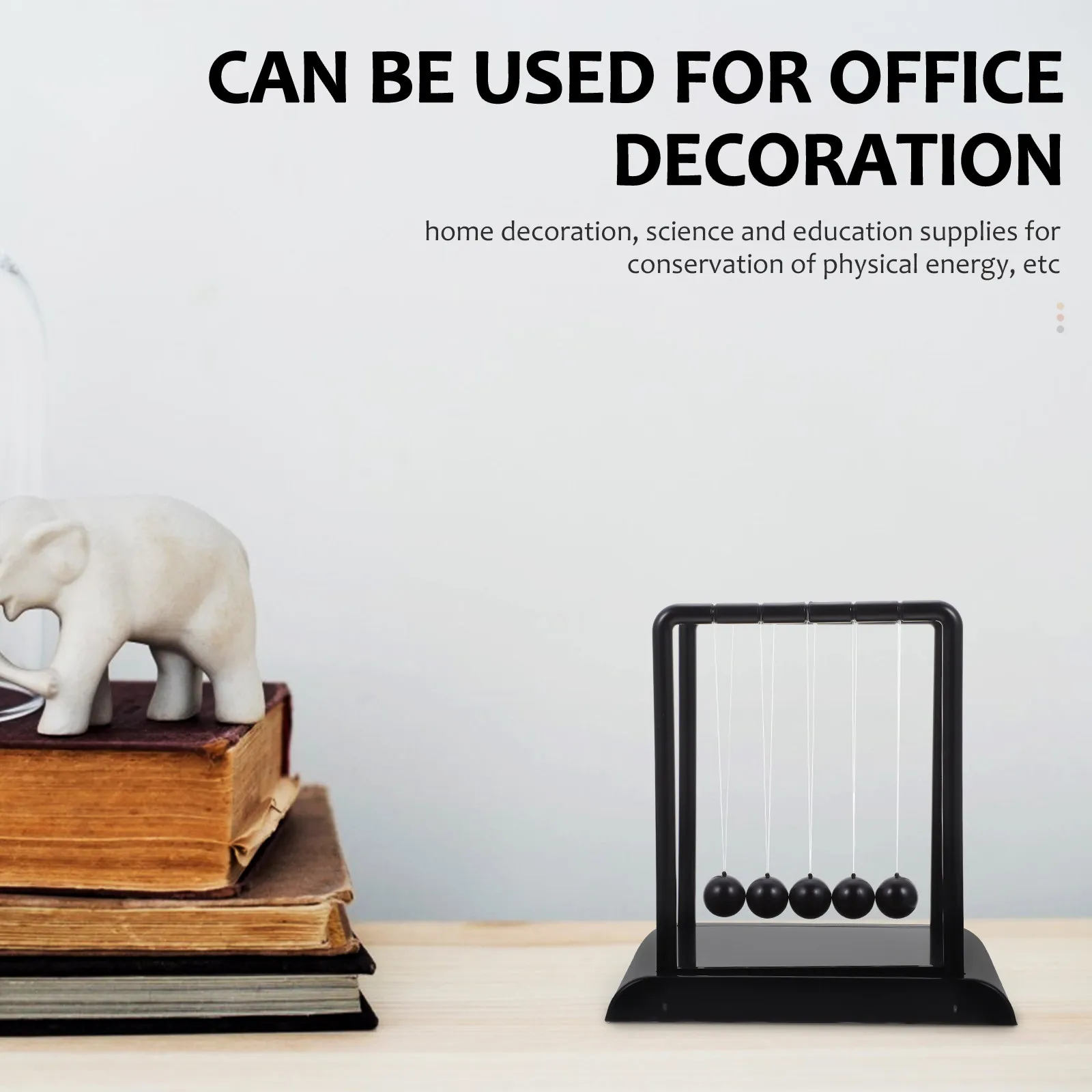 

Черный балансировочный шар: стильное украшение для рабочего стола, научно-популярный настольный декор для дома и офиса