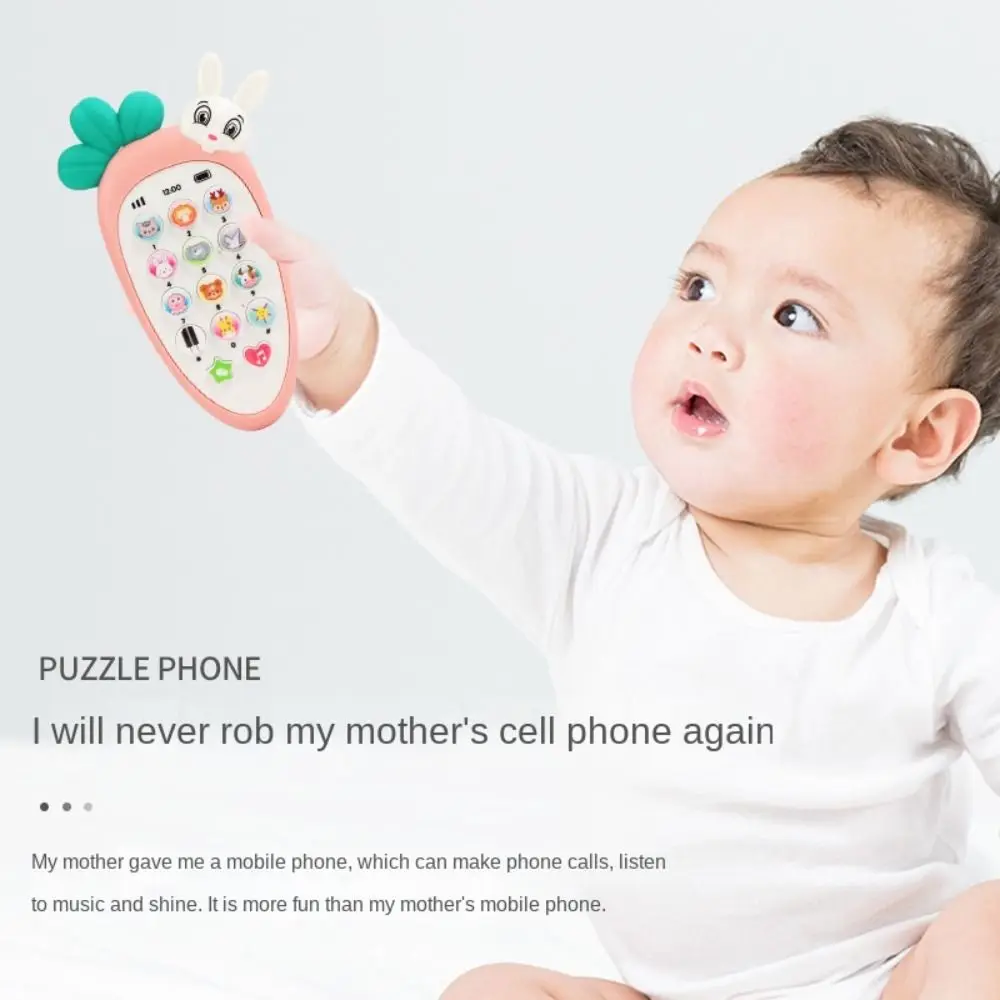 

Simulation Phone Electronic Baby Cell Phone Toy Electronic Voice Toy Phones Musical Toys Safe Teether Control Music Sleeping Toy