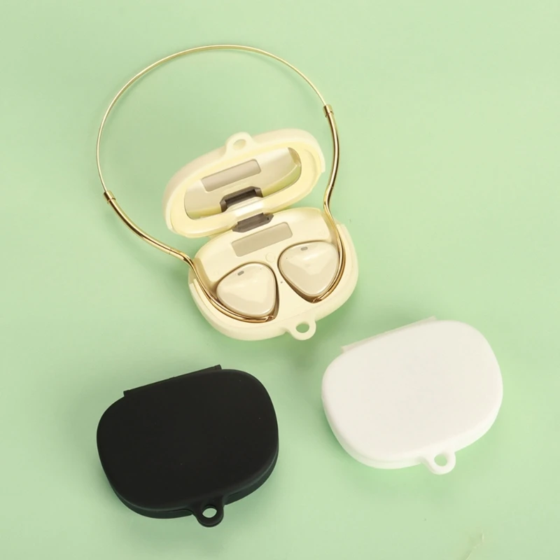 L4MD Flexible Silikonschutzgehäuse Gehäuse für clip drahtlose Kopfhörerschockdockelabdeckung Kratzfestes Hülsen täglich