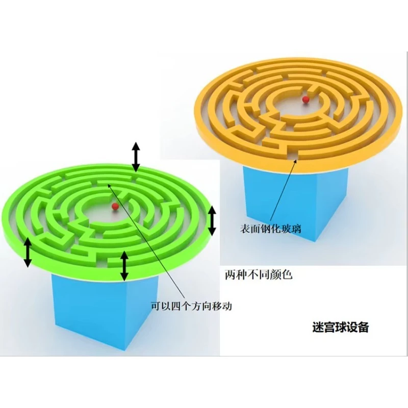 Spinning maze balls, children's toys, popular science games, props, popular science exhibits, popular science games