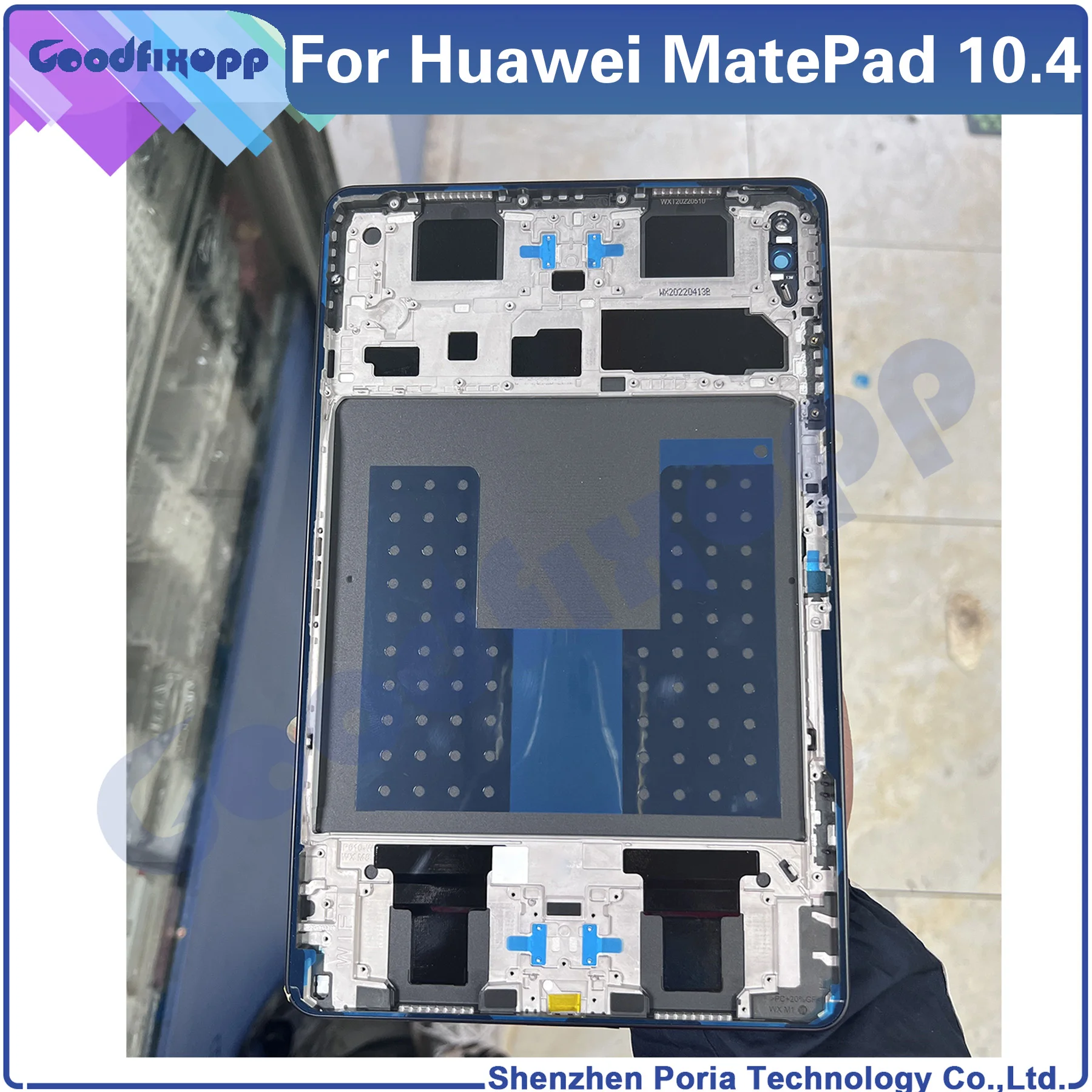 For Huawei MatePad 10.4 2022 BAH4-W09 BAH4-W19 BAH4 Back Cover Door Housing Case Rear Battery Cover Repair Parts Replacement