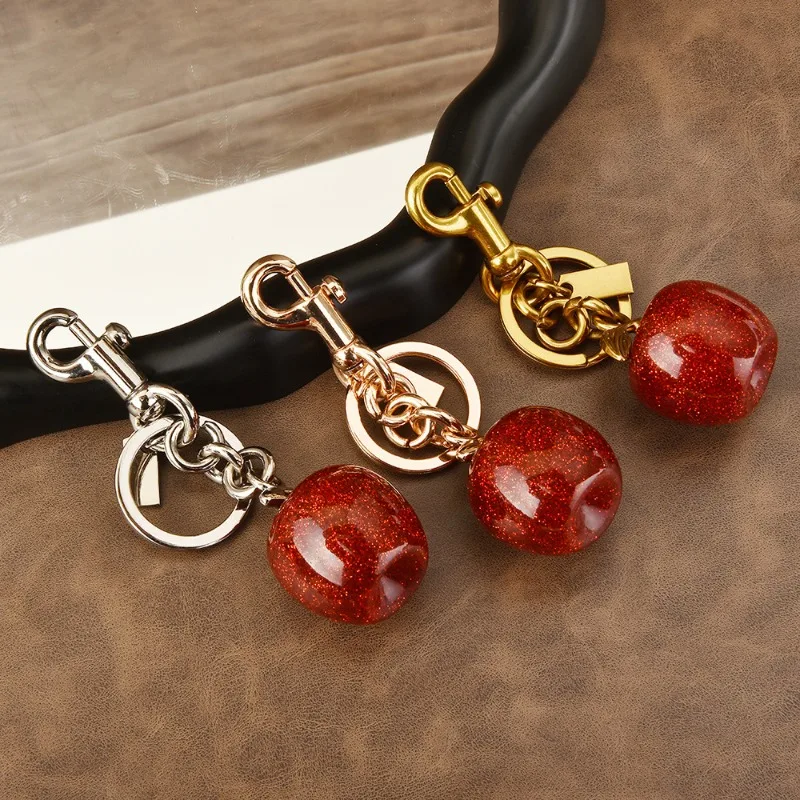 

New Apple keychain bag pendant, women's bag accessory, exquisite car keychain