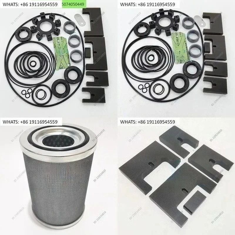 Vacuum Pump Repair Kit for VD401 VDN401 VD40C VD301 VDN301 VD30C Overhaul Service Maintenance Kit with Seals and Vanes