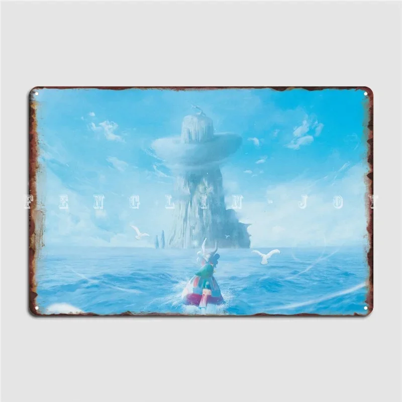 Fresh Air By The Sea Metal Plaque Poster Cinema Kitchen Wall Printing Poster Tin Sign Poster