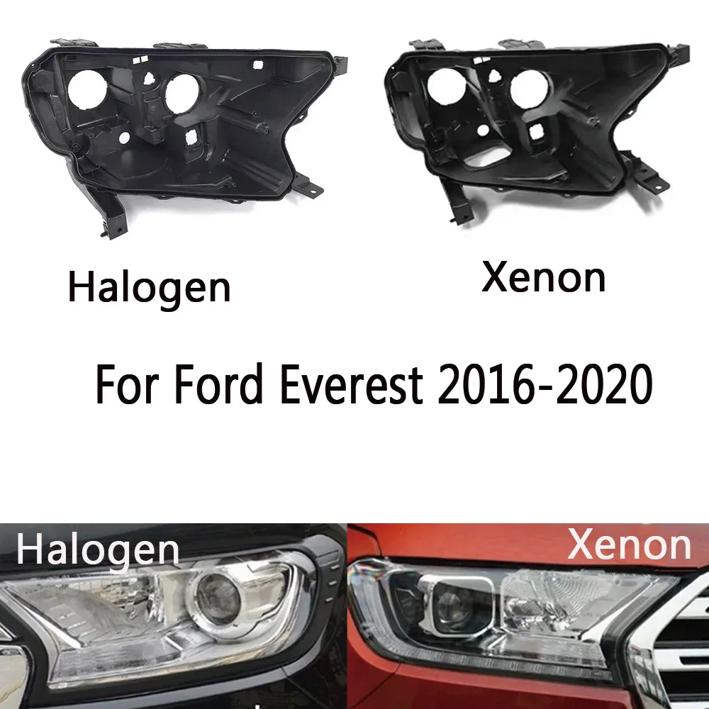 

HTTCY для Ford Everest Ranger 2016 ~ 2020 основание фары дом для фар автомобиля задняя база авто фара задний дом